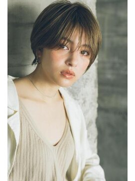 ミンクス 青山店(MINX) ラテカラーのショートレイヤ―