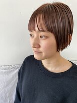 ワク(WAKU)&nbsp;ツヤのあるショコラアッシュ大人かわいい