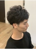 ツーブロックonパーマ