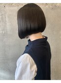 ミニボブ/切りっぱなしボブ/顎ラインボブ/コンパクトボブ
