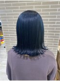 イルミナカラーで【ディープブルー】