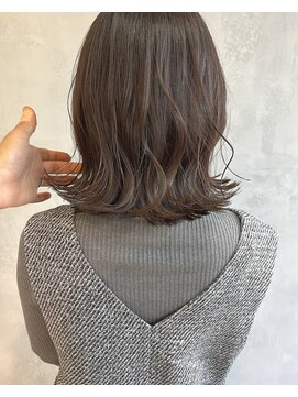 キチ(kichi.) [kichi.] ロブ×くすみブラウン