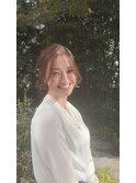 大人のポニーテール