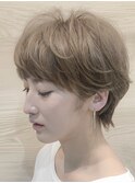 柔らかベージュショート♪