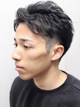 ヘアーアンドグルーミング ヨシザワインク(HAIR&GROOMING YOSHIZAWA Inc.) メンズビジネスツーブロックヘアアップバング爽やか髪質改善黒髪