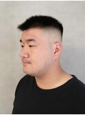 サイド刈り上げスタイル黒髪短髪ベリーショート【新大阪】