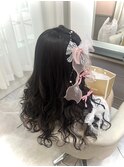 リボンいっぱい編みたらし☆