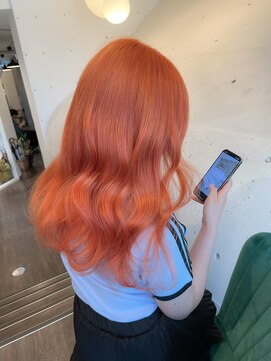 アオ(ao.) ピンクオレンジ/ダブルカラー/マンツーマン