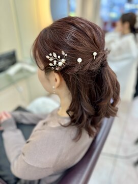 松本平太郎美容室 土浦パートワン(PART1) 土浦×お呼ばれハーフアップ×10代20代30代40代50代60代