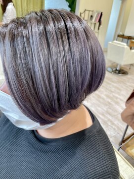 ルシードスタイル リム(LUCIDO STYLE Rim) 刈り上げ女子×ラベンダーグレージュ