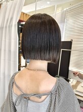 ネオリーブウリ 二子玉川店(Neolive uri) ホワイトグレージュミニウルフデジタルパーマチェリーブラウン