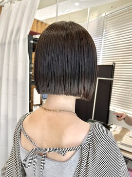 ネオリーブウリ 二子玉川店(Neolive uri) 大人ガーリーダークアッシュ似合わせカットミディアムレイヤー