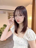 ワット(W) 【W】伊藤　レイヤーヘア＊ピンクラベンダー