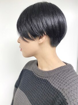 モリオフロムロンドン 原宿本店(morio from London) 【morio原宿】黒髪　ハンサムショート　刈り上げ