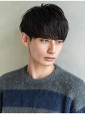ソフトマッシュ/マッシュショート/黒髪/メンズカット/韓国風