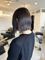 アラレ(ARARE)&nbsp;タッセルボブ×切りっぱなしボブ