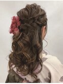 お呼ばれヘア
