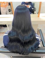 ブレンド 渋谷(BLend)&nbsp;前髪アンブレラカラーこなれミディイメチェンウェーブパーマ