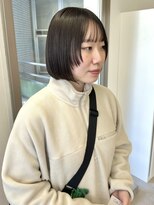 ロジェ(loje)&nbsp;【loje】ナチュラル黒髪ワンレンボブ/フェイスレイヤー