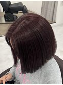 暗めのボルドーカラー