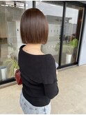 切りっぱなしボブ