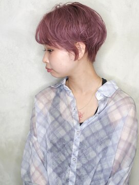 バース(BIRTH) ショート&ボブ専門サロン【BIRTH】ピンクカラーカールショート4