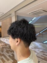 ケンジ 平塚 アネッタ(KENJE annetta)&nbsp;なみまきパーマ　刈り上げマッシュ