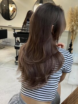 ラキング ギンザ トウキョウ(LAKING GINZA) くびれヘア/アプリコットオレンジ/夏/ハイライトカラー[銀座駅]