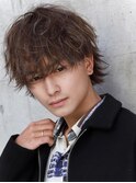 ラウンドマッシュシャドウパーマ【下北沢/men's/メンズパーマ】