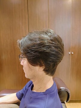 センス 洗足店 メンズ レイヤー×センターパート