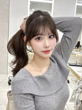 マウル 栄(MAEUL) 【オーダー数No.1】面長さんにおすすめ顔まわり/itsuki