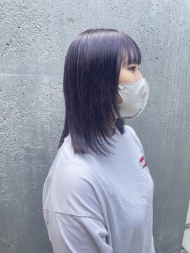 エムサロン ルームス(emusalon Room's) 【Rina】Lavender×silver×layer