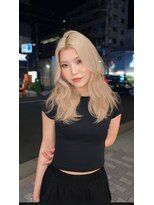 ニトバイアンキシム(nit by ahnkism) layer cut ＋ high tone beige