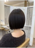 切りっぱなしボブ