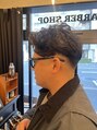 ブロートーキョーバーバーショップ 神田店(Bro Tokyo BARBERSHOP)&nbsp;パーマフェードスタイル