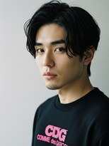 ワゴンバイアフロート(Wagon by afloat) メンズカット/爽やかに動くフェザーパーマ/センターパート/池袋