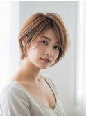 フワッとショートショート/ボブ/白髪染め/白髪ぼかし/川越