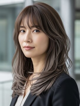レヴィア(REVIA) レイヤーカット髪質改善トリートメント前髪カット