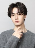 緩めフェザーパーマ