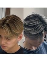 コスモス 町田(COSMOS)&nbsp;外国人風orホワイトシルバーメンズバレイヤージュ町田美容室