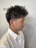 カット+ダメージレスパーマ+メンズハイライト￥21400