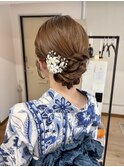 浴衣ヘアセット