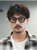 アクティブショートルーズショートツイストパーマショートヘア