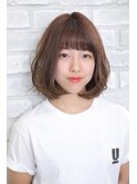 【el zafiro yodoyabashi】大人女子毛先クシャッとボブ