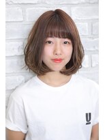 エルサフィロ ヨドヤバシ(el zafiro yodoyabashi) 【el zafiro yodoyabashi】大人女子毛先クシャッとボブ