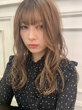 ヘアーアンドメイク シークタチカワ 立川店(Hair&Make Seek) 【seek早坂】フェザーバング ミルクベージュ