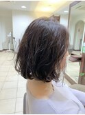 ゆるふわミディアムボブ
