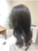 暗髪グレージュ
