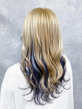 オアシス ガーデン 上尾店(Oasis GaRDEN) インナーカラー*ロイヤルブルー♪