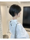 ショートボブ/大人巻き/ぷつっとボブ/ナチュラルモード/銀座駅